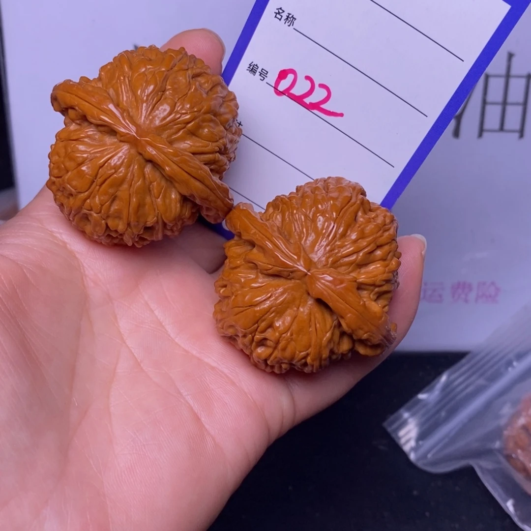 把件文玩核桃022/45闷白