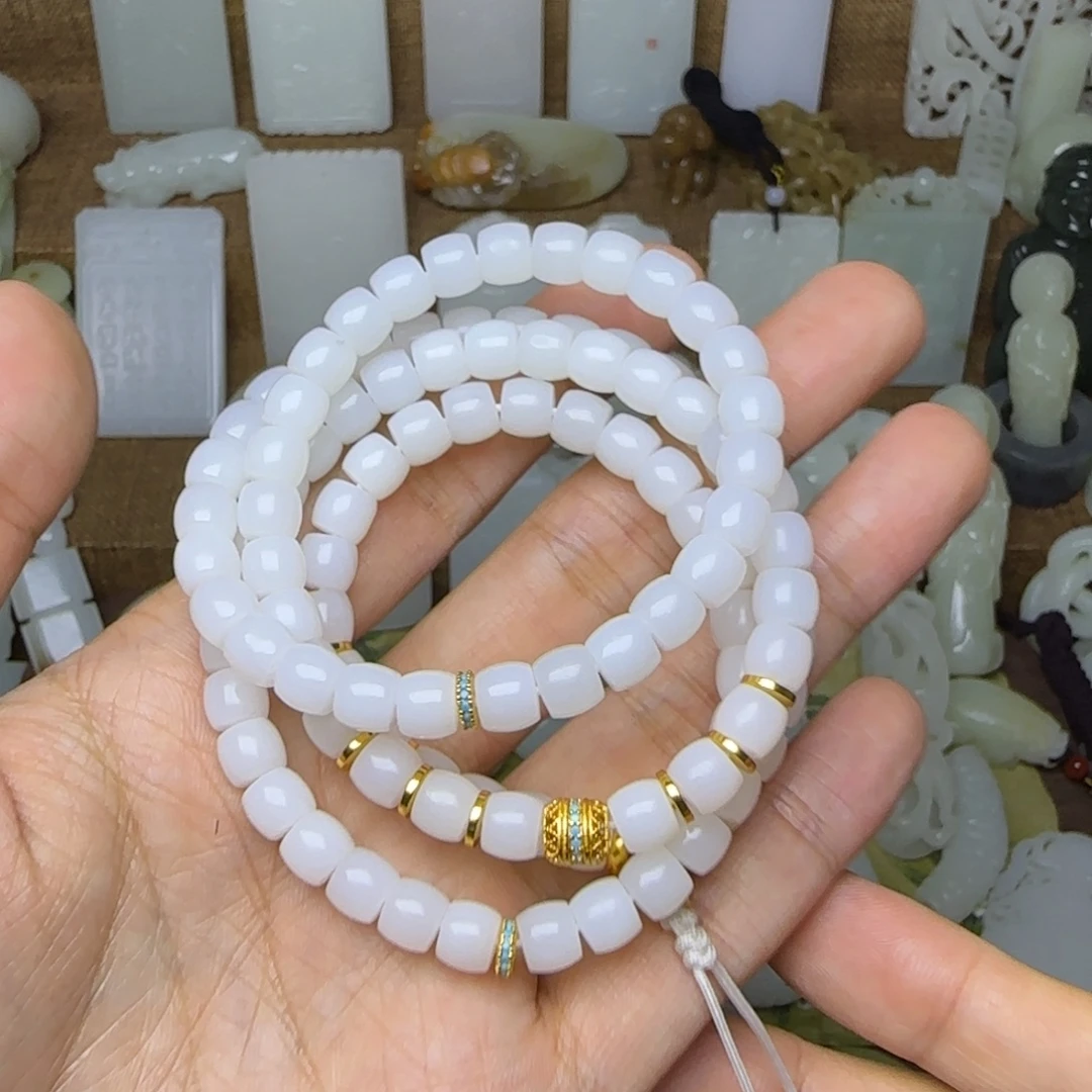 和田玉未镶嵌挂件卡7