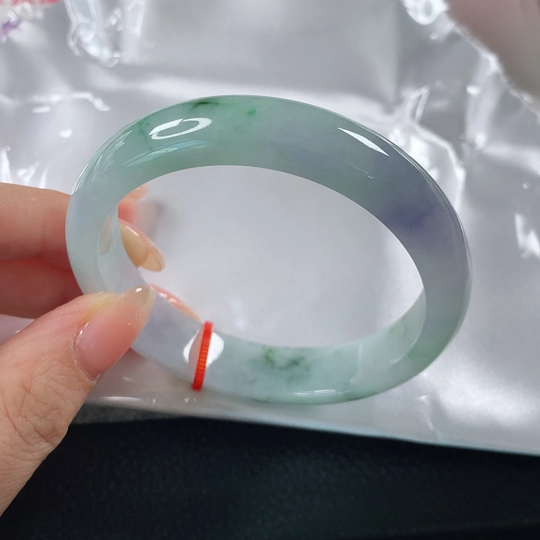 翡翠手镯未镶嵌 正圈①④③