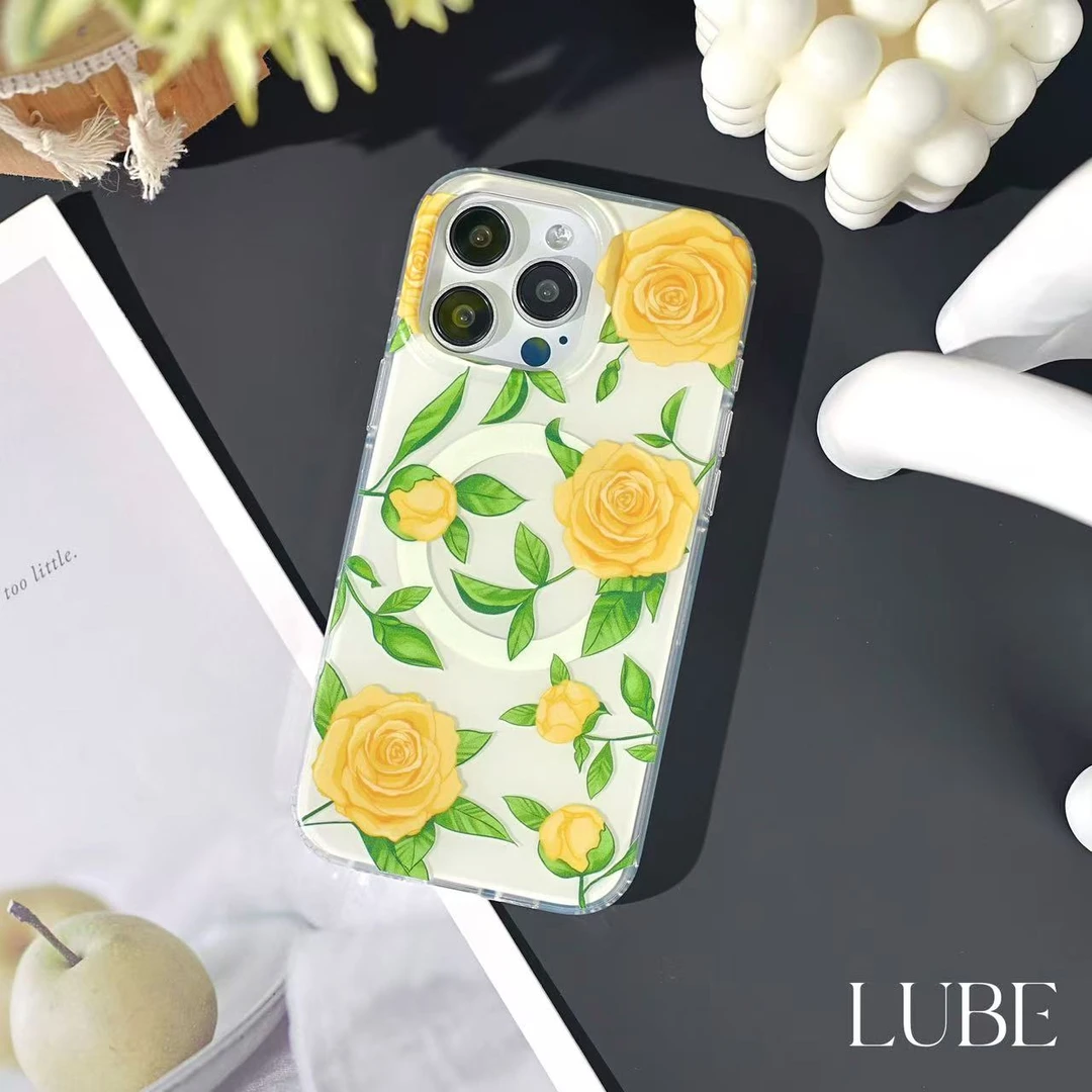 【亦菲亦玫】歪歪高定气囊imd磁吸壳适用于iPhone17promax/15/14