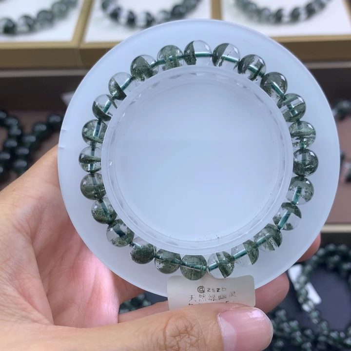 未镶嵌手链水晶绿幽灵