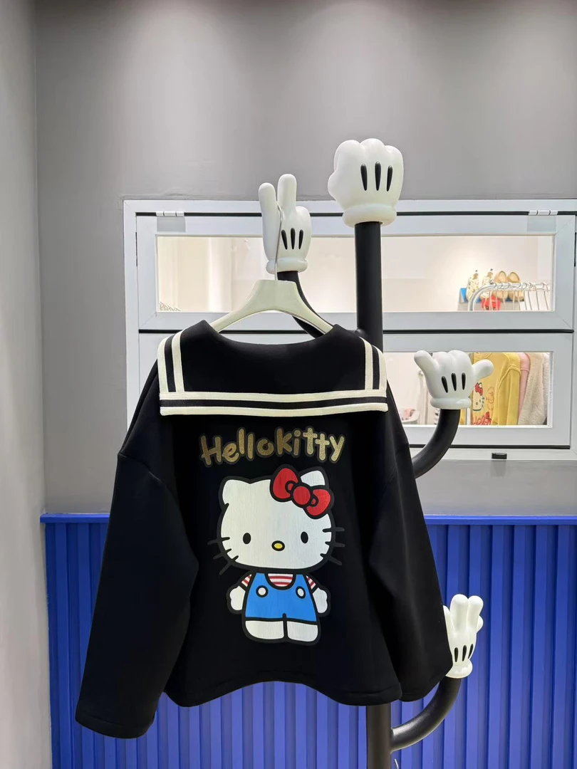 欧洲站IBOHAN秀秀家2025春季新品猫咪海军领短外套欧货上衣潮牌女