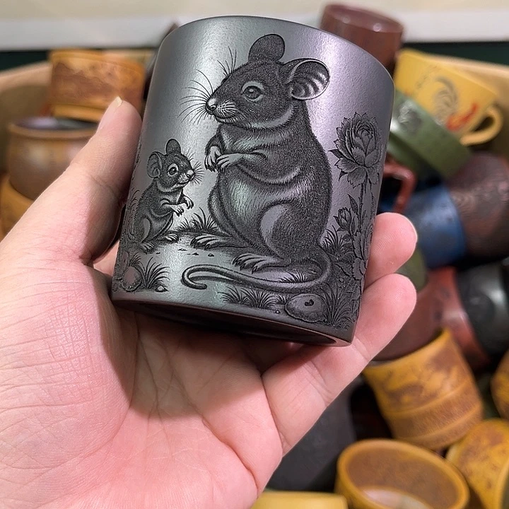 茶杯紫砂全手工紫砂主人杯