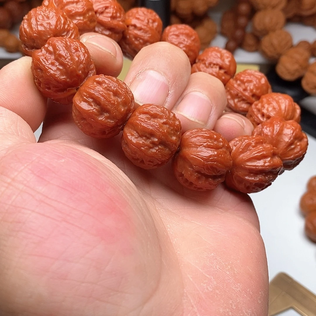 木质类文玩核桃2.2八棱磨盘