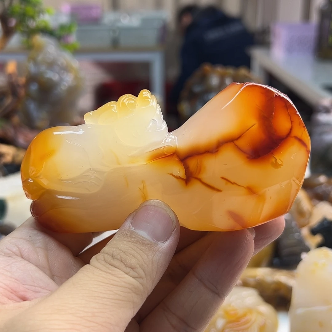 玛瑙/玉髓未镶嵌吊坠(不含链)