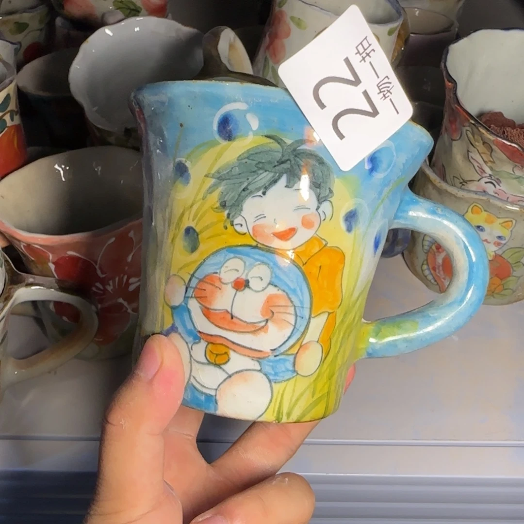 景德镇手绘釉下彩陶瓷微瑕孤品22