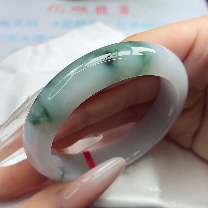 未镶嵌手镯翡翠54-55圈口