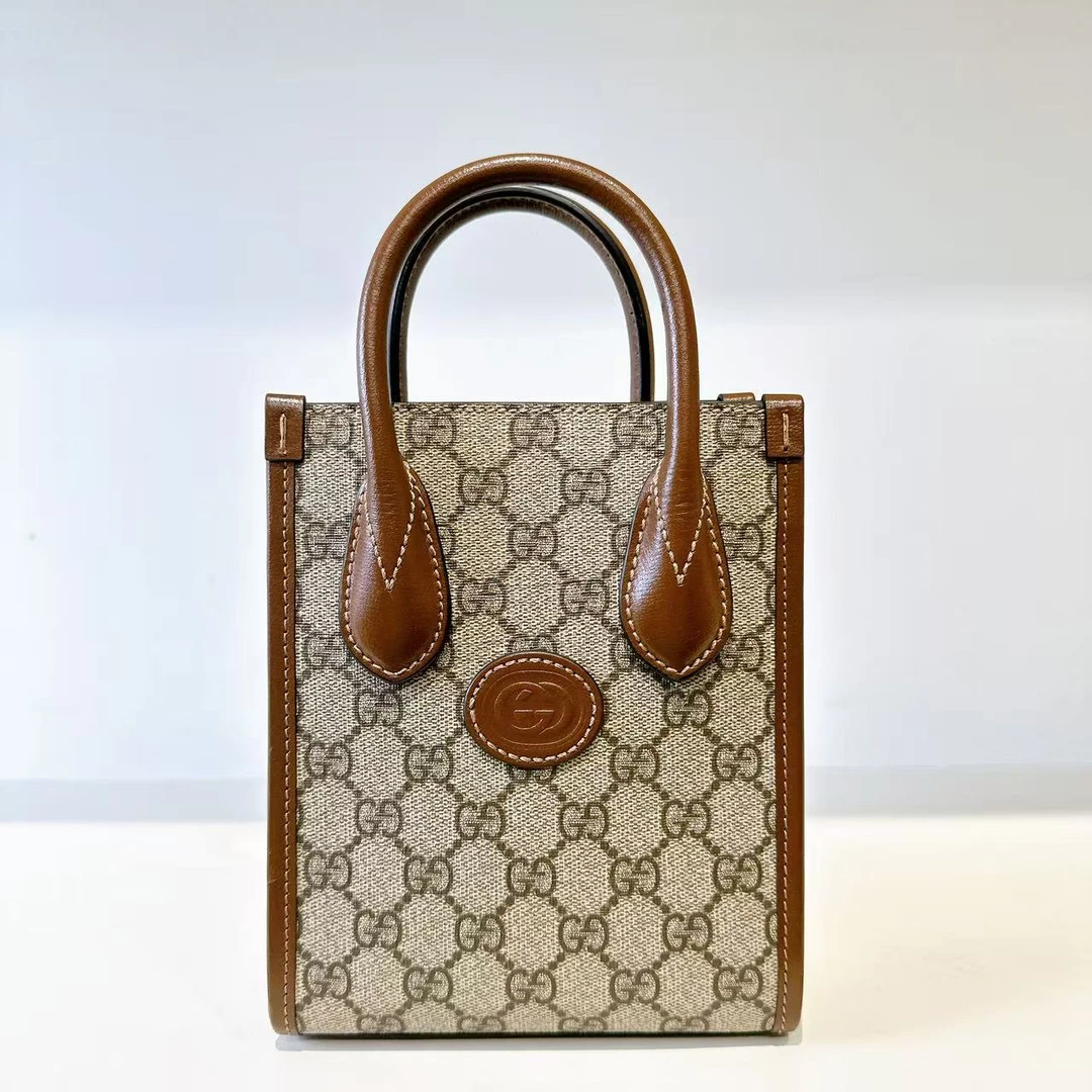 95新 GUCCI/古驰 安洁利严选手提包/0012091