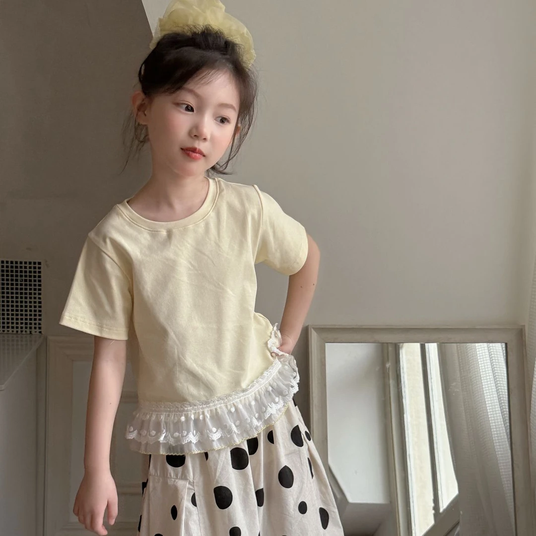 LJ·25夏~花边短袖T恤71779（汉服）