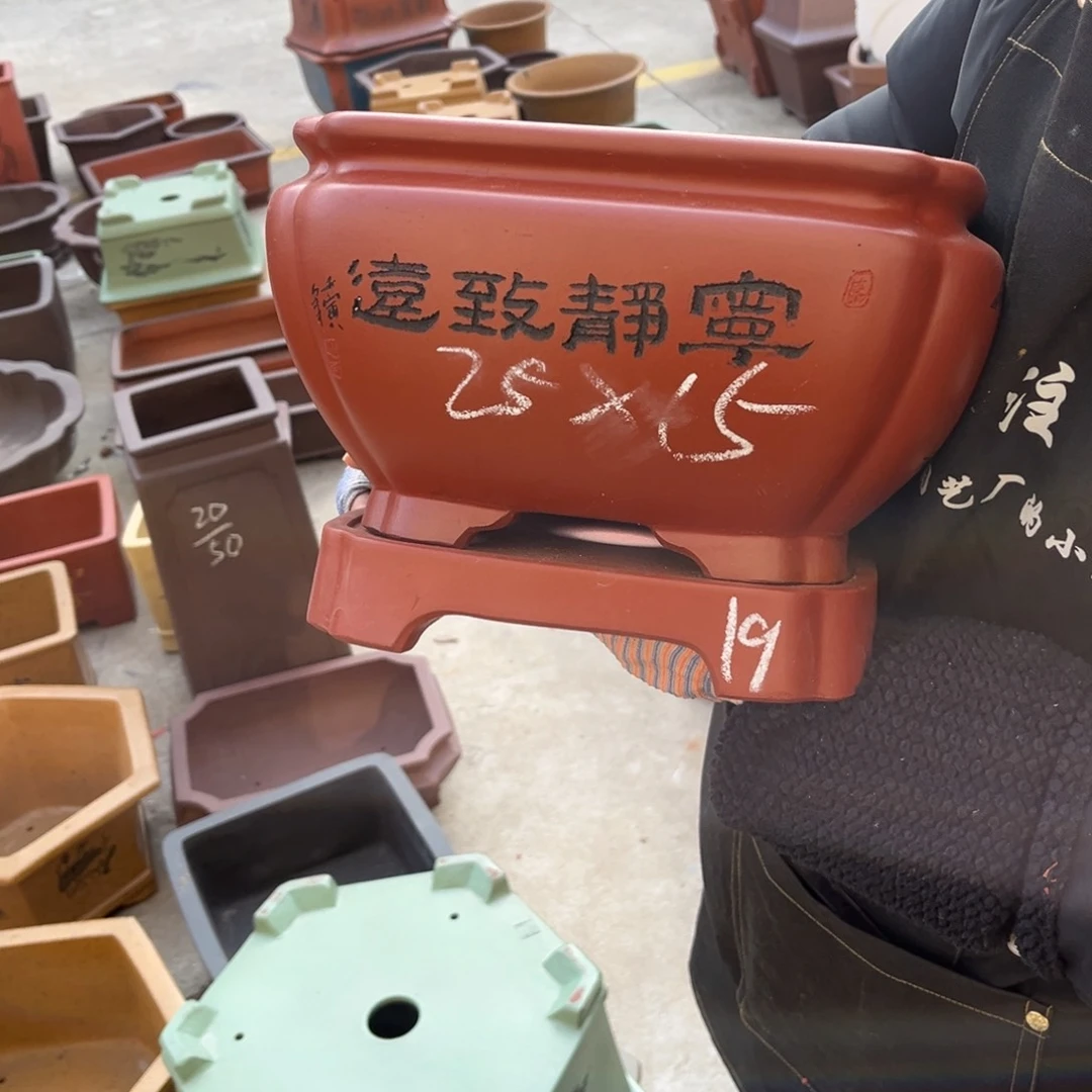 紫砂花盆盆景艺术