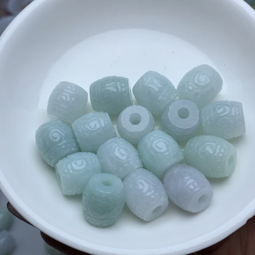 【闪购商品】翡翠手链未镶嵌卡13乘13回纹路路通2个