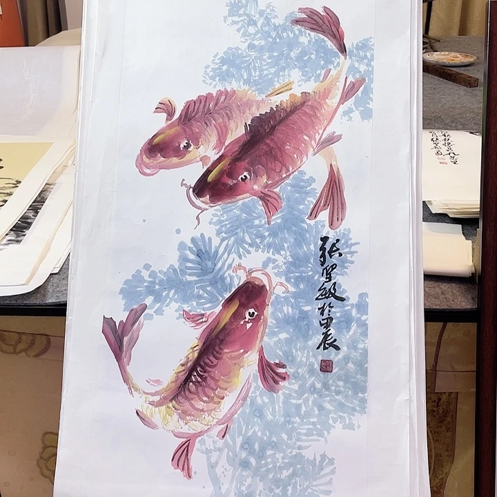 国画张圣敏先生纯手绘作品