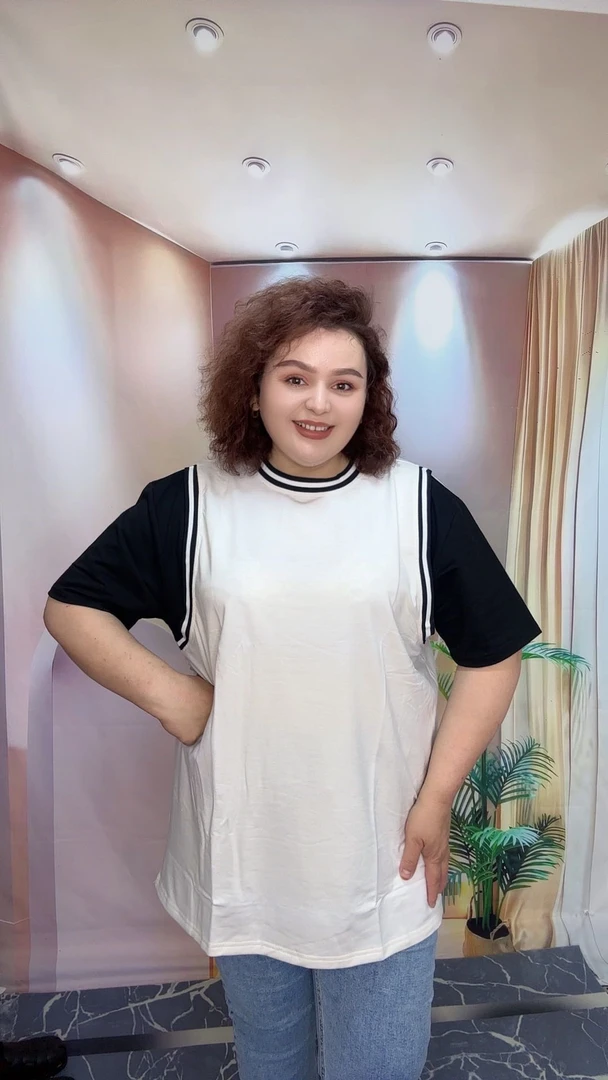 假两件学院风夏短袖T恤学生男女运动大码T恤