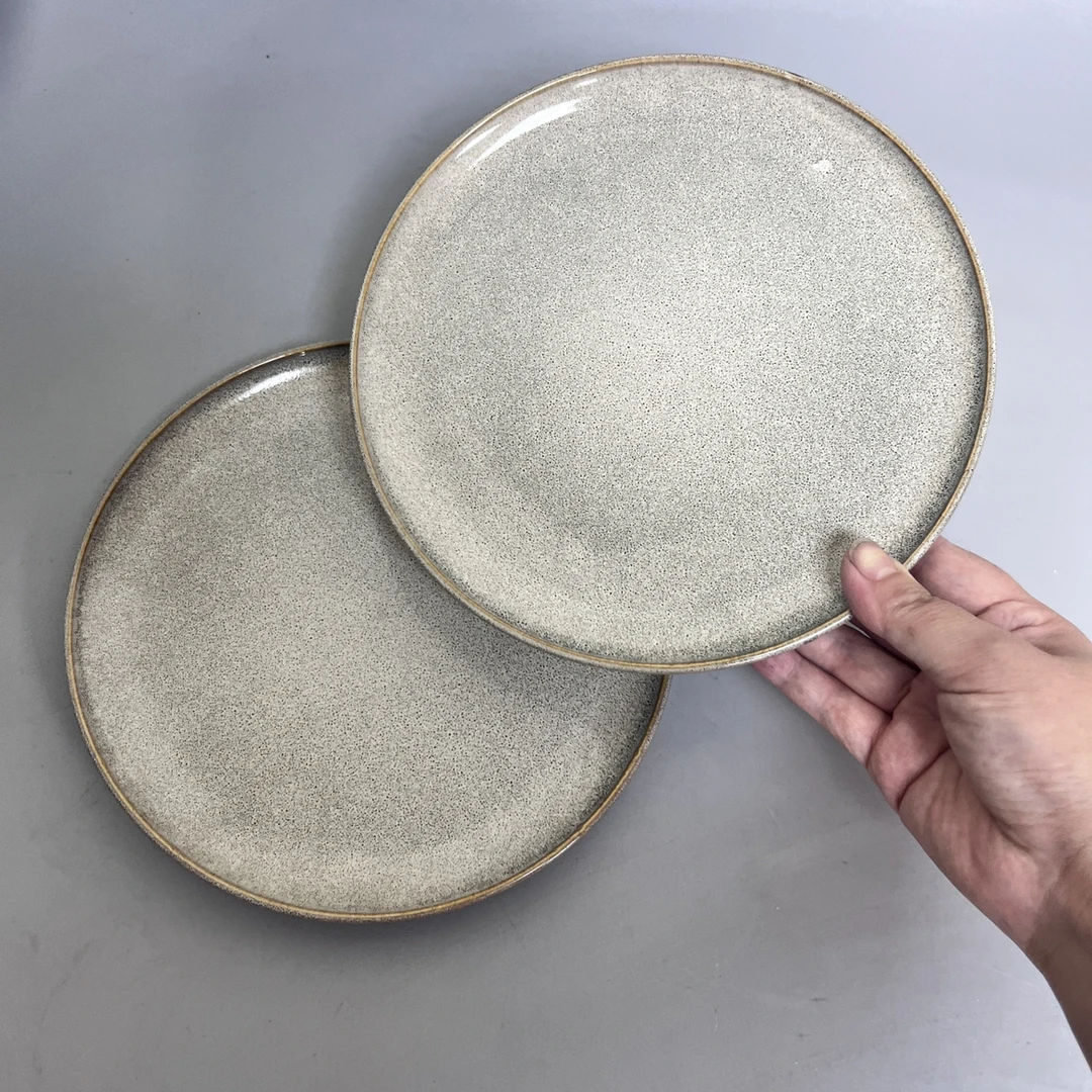 新款【2个】经典百搭复古西餐盘牛排盘家用高颜值菜盘子3664