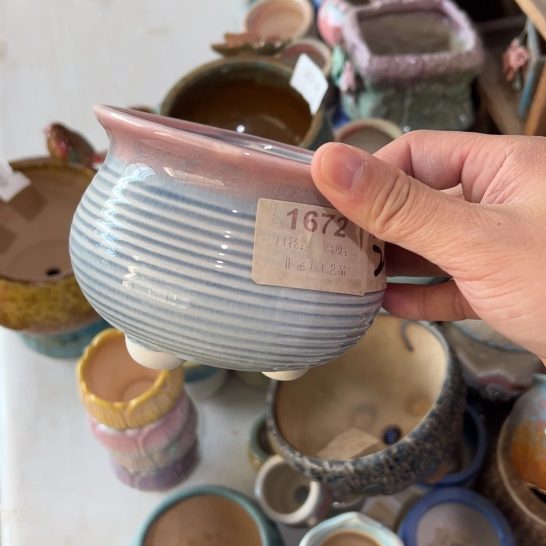 陶瓷多肉小花盆@@1672