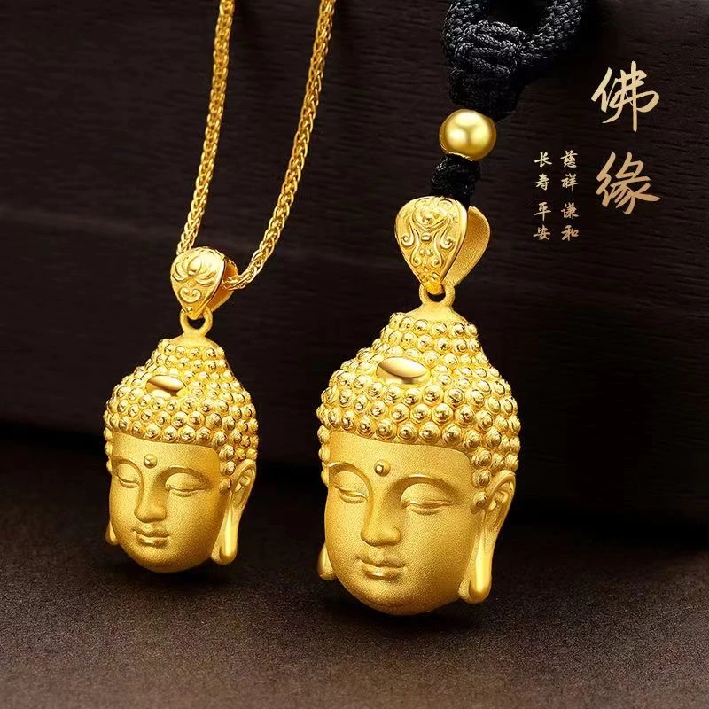 合金吊坠 精工大佛头 空心 时尚传承精美