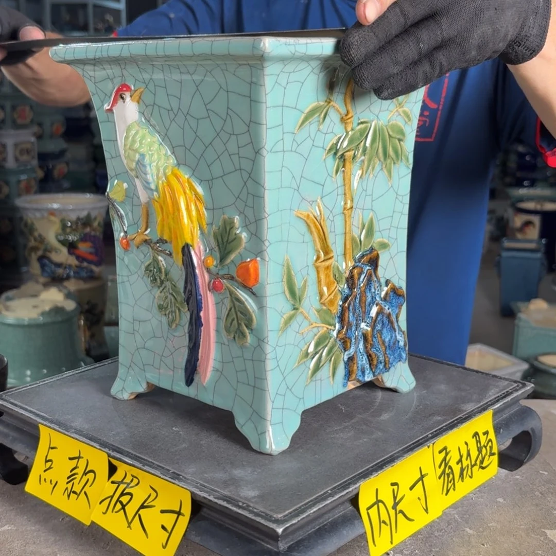 一风堂石湾花盆 内16*24
