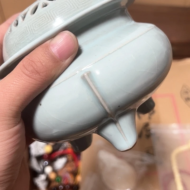 碟平**云瓷器木器工艺摆件