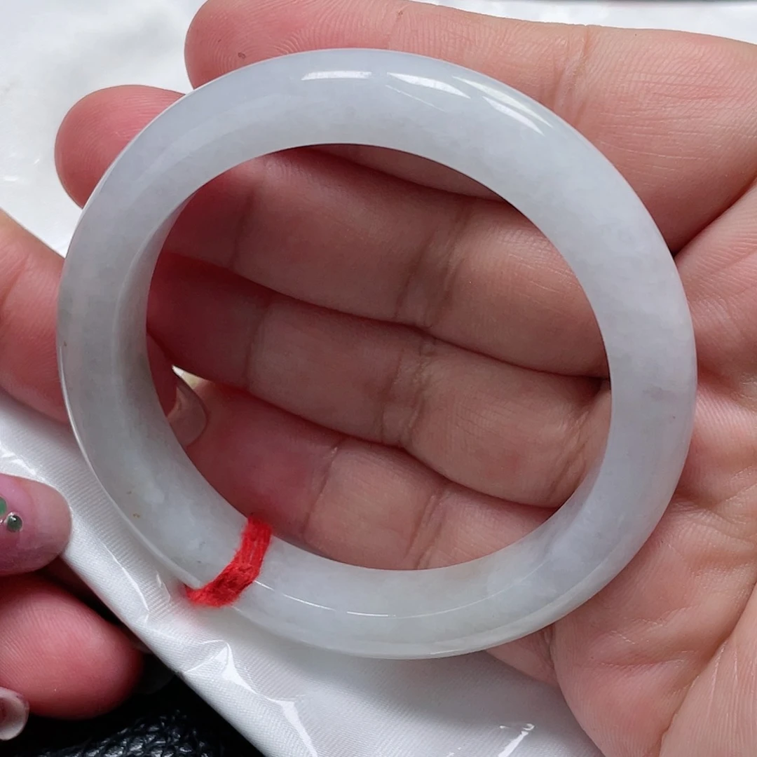 未镶嵌手镯翡翠缅甸翡翠手镯53圈