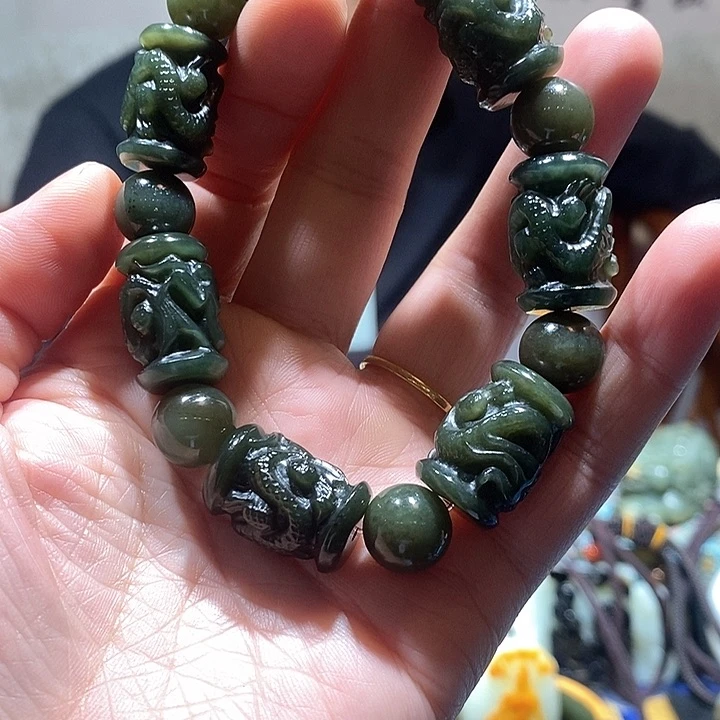 和田玉手链未镶嵌