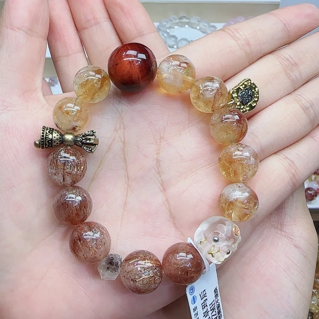 水晶手串未镶嵌超七卓玛后