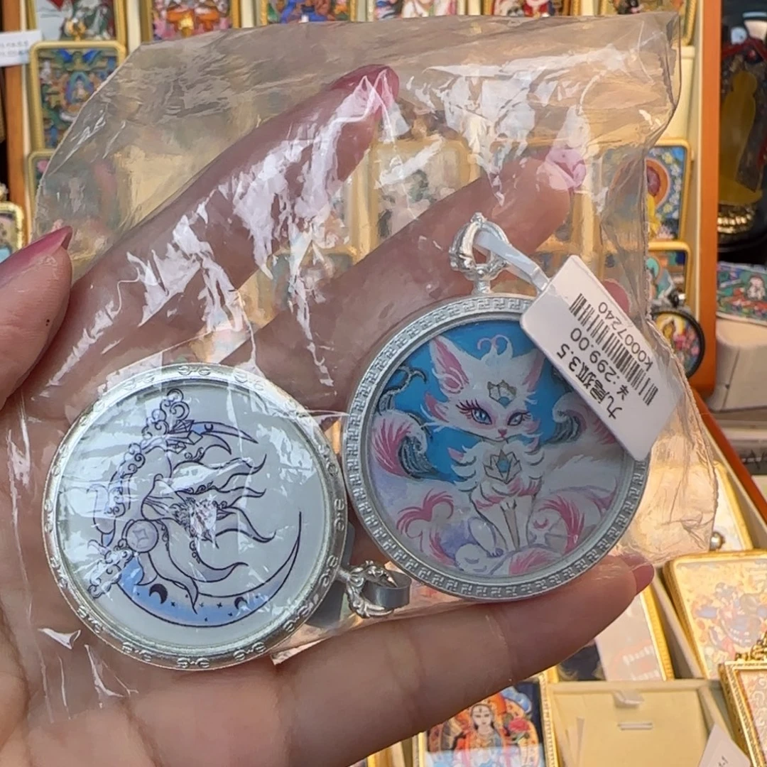 斯***林吊坠古祥手绘唐卡