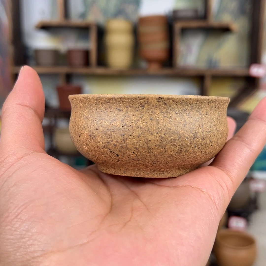 紫砂茶杯拙器甄选，纯原本矿。