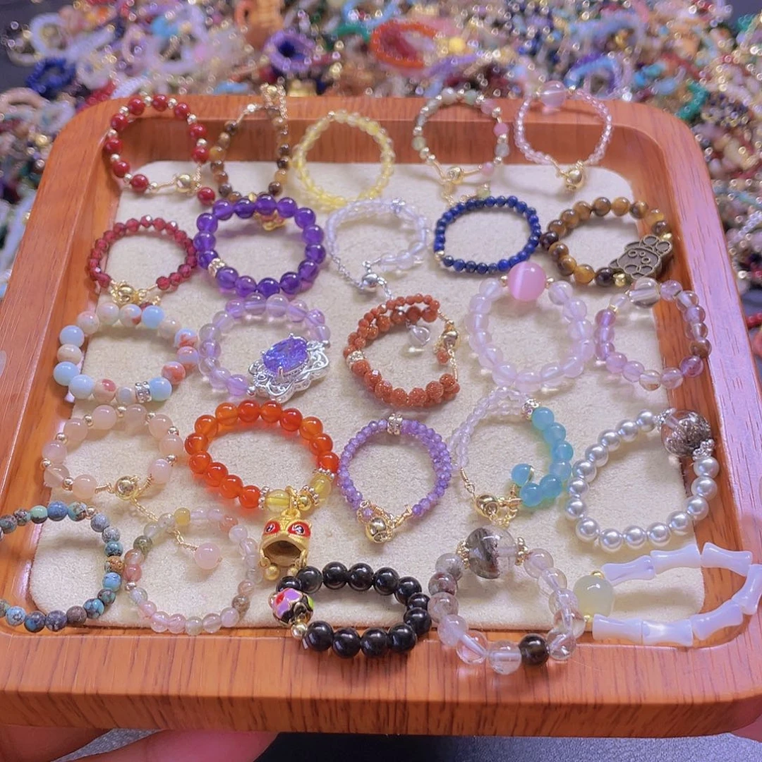 戒指未镶嵌水晶戒指