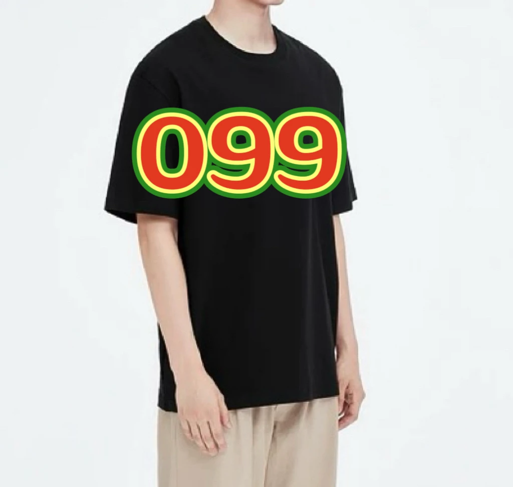 【099】2025潮牌短袖男女同款