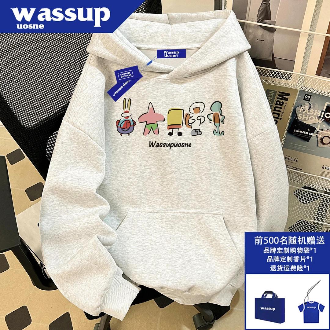 cleanfit重磅宽松连帽卫衣男2025秋季新品百搭复古硬挺廓形上衣服