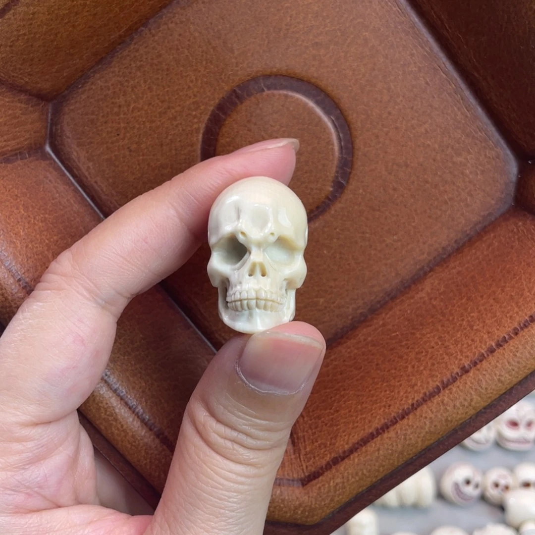 猛犸象牙手串/手链/手镯23高度骷髅