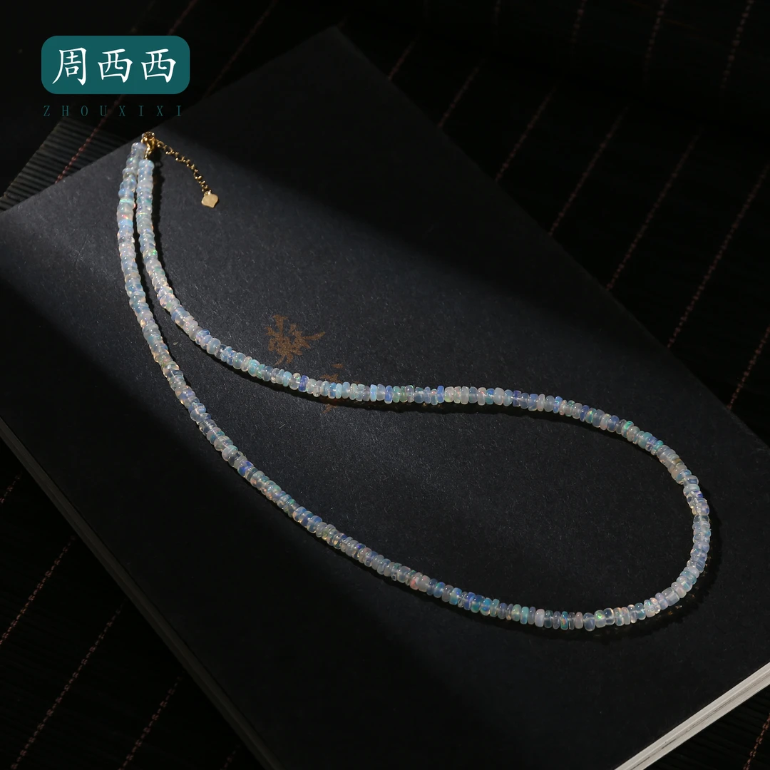 精美珠宝18K欧泊项链3.5mm经典百搭多样性发货17552