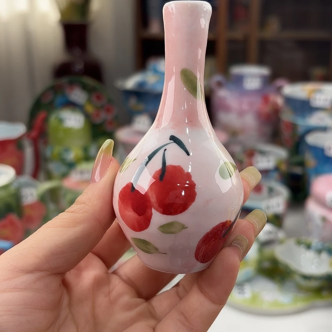 瓷片景德镇手绘高温釉下彩陶瓷茶具