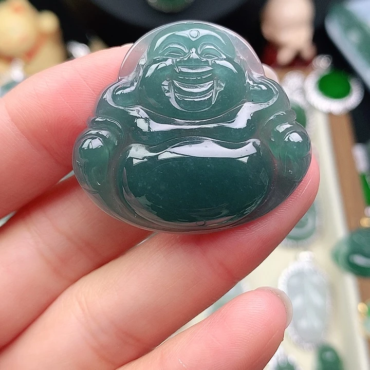 颈饰未镶嵌翡翠吊坠