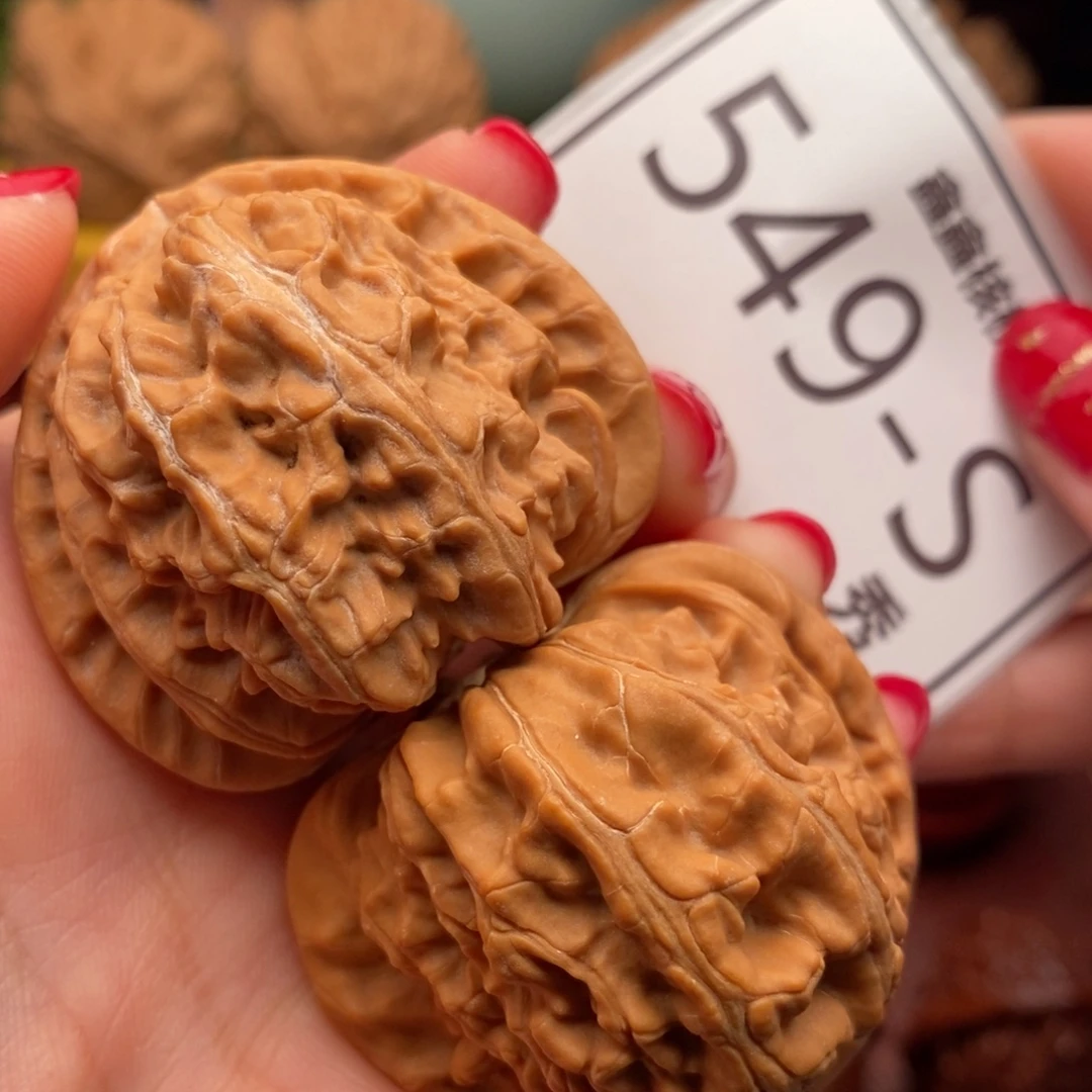 把件文玩核桃毕业三角白42