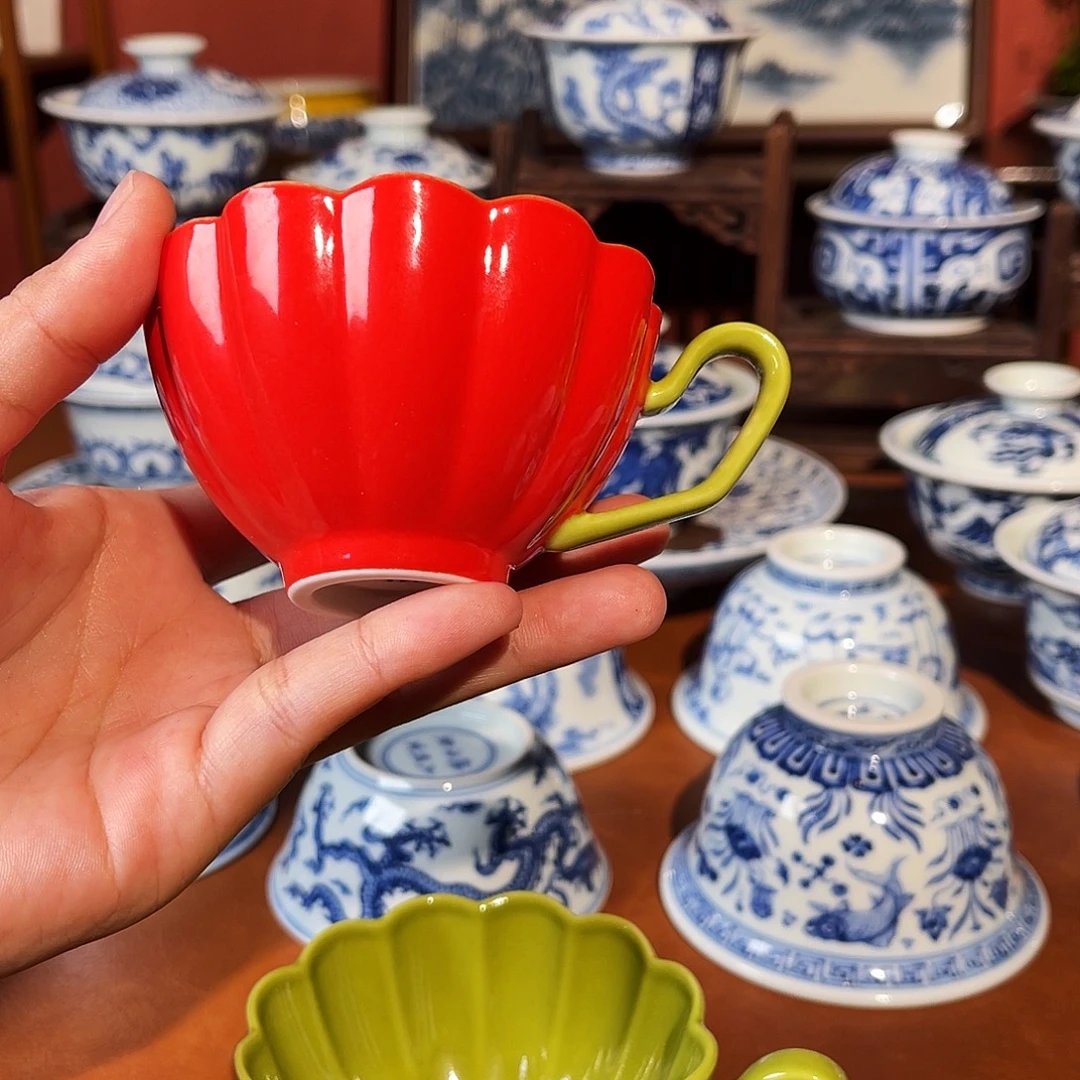 撞色咖啡杯100cc瑕不退。