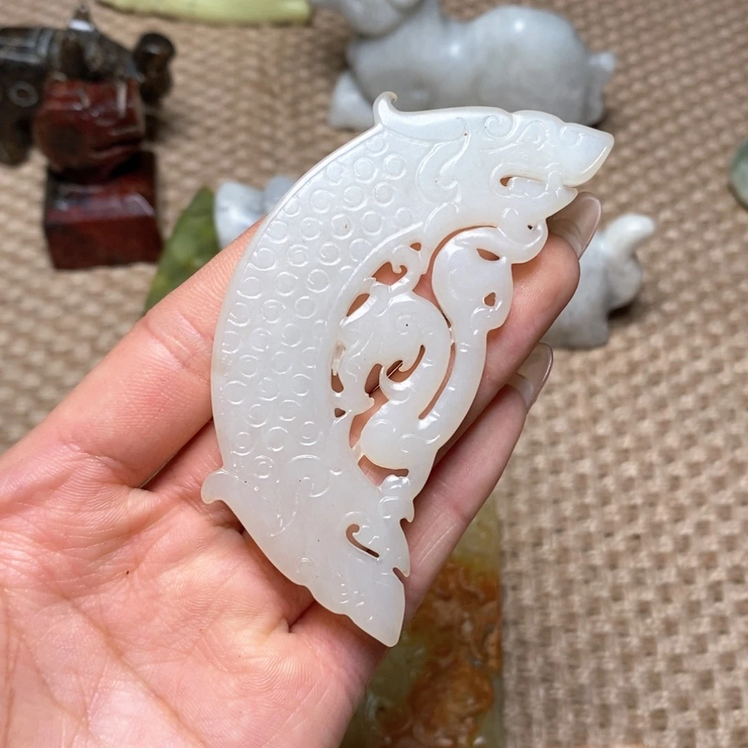 白玉菩提吊坠白玉菩提白玉菩提摆件