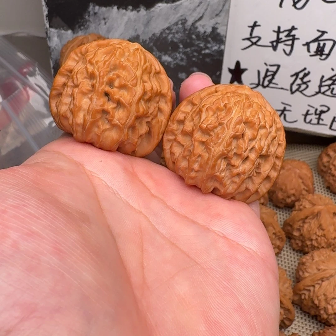 把件文玩核桃41白狮子