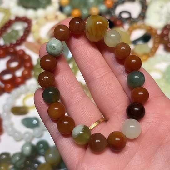 蛇纹石玉未镶嵌手串