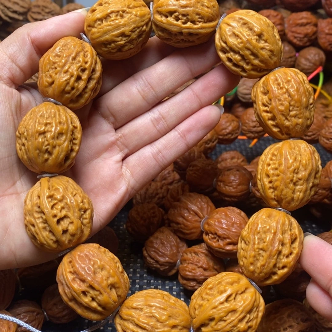 文玩核桃手串粗筋足球手持