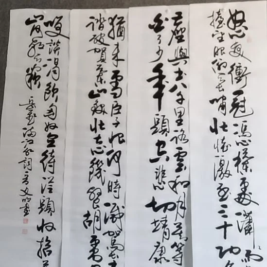 靳***哥书法书书屋书法作品