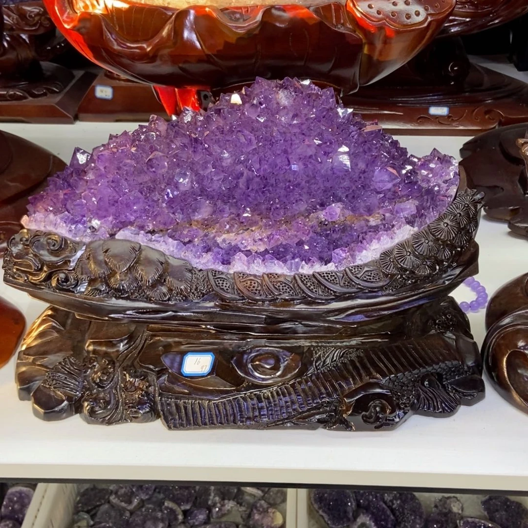 未镶嵌大型摆件（非配饰）紫晶潘