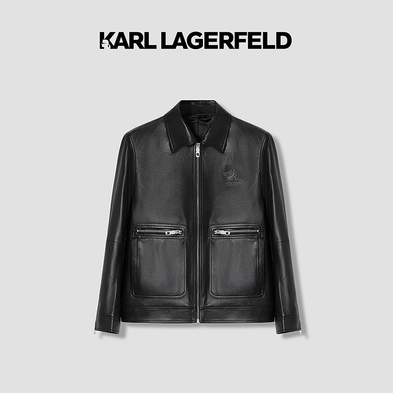 【官方男装】KARL LAGERFELD卡尔拉格斐25新款夹克老佛爷M21O1903