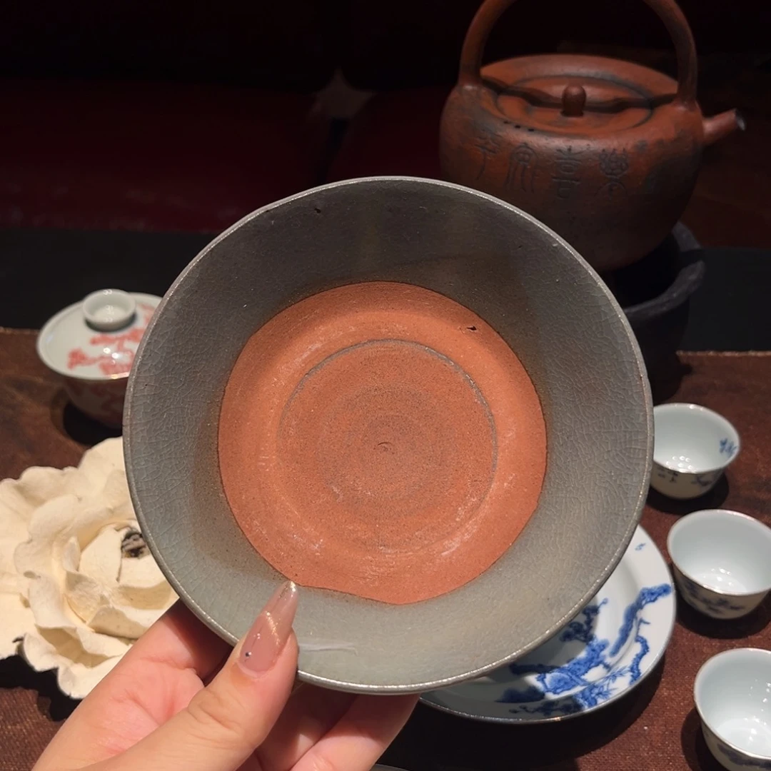 茶器老物件 手工 壶承