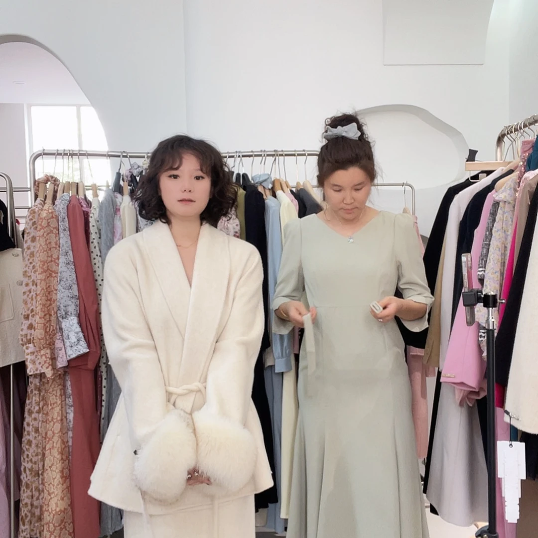 套头款1557贵妇套装白色55