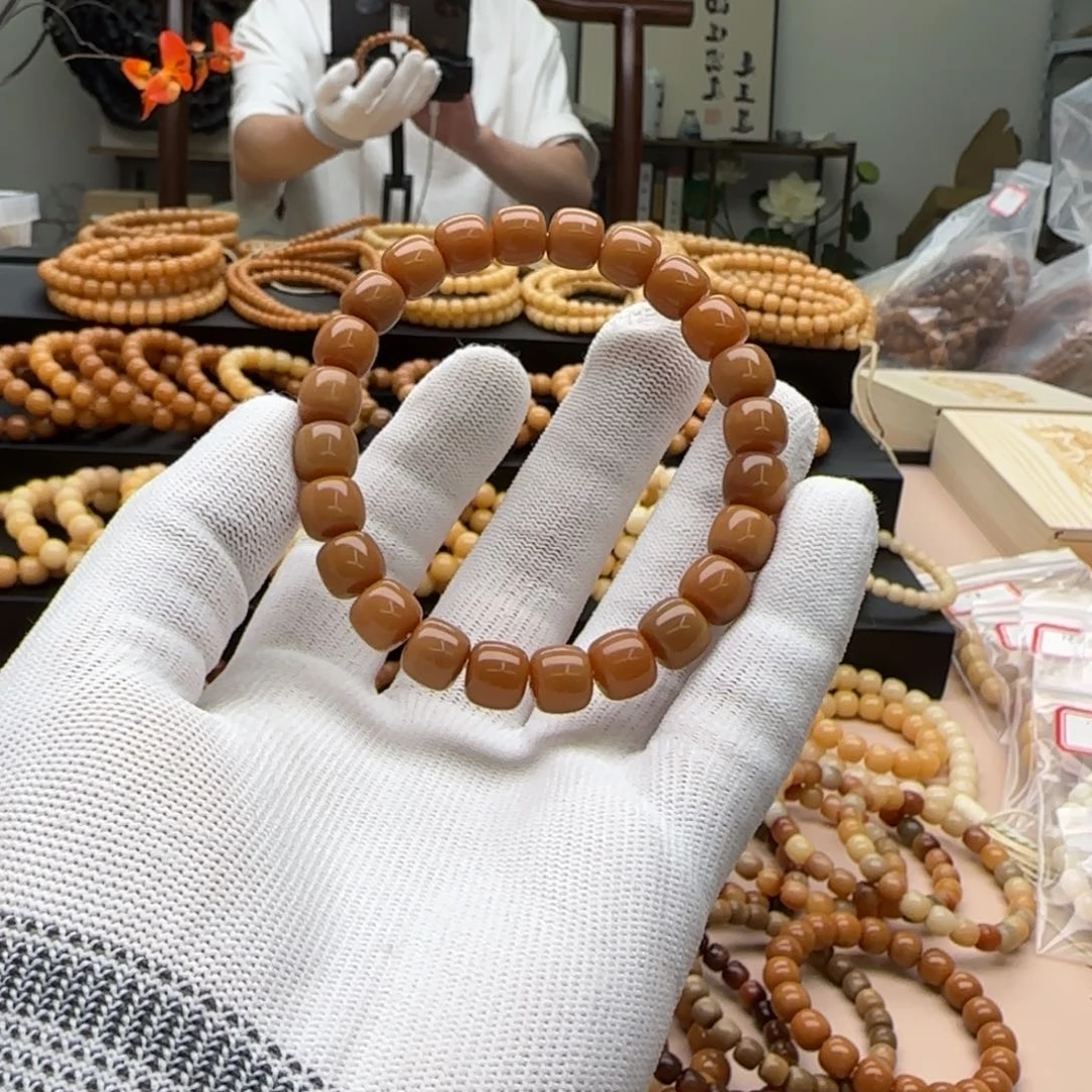 【闪购商品】菩提根/象牙果手串9.10。11年。鬼工