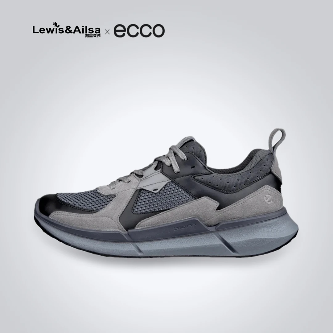 爱步ecco男鞋新款休闲运动鞋网面轻便减震跑鞋健步biom2.2 830774