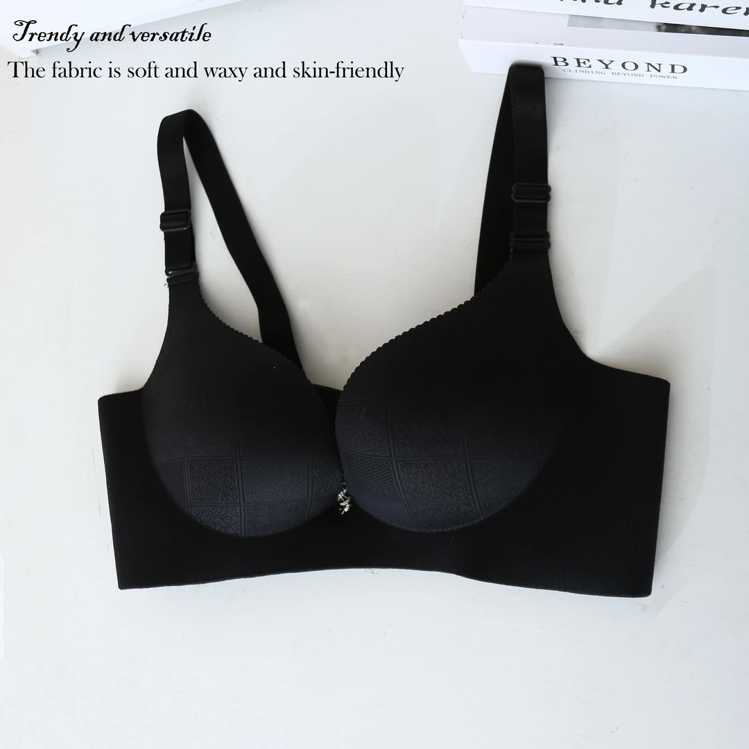 女士内衣文胸舒适夏季无痕一体多排扣时尚KK626透气款亲肤