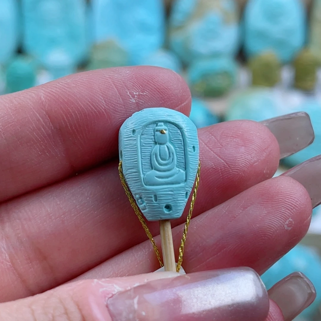 绿松石未镶嵌珠宝奇石11.7mm