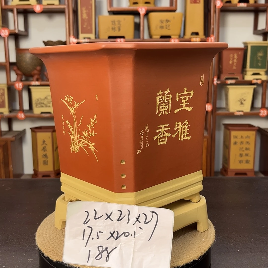 花盆紫砂紫砂花盆